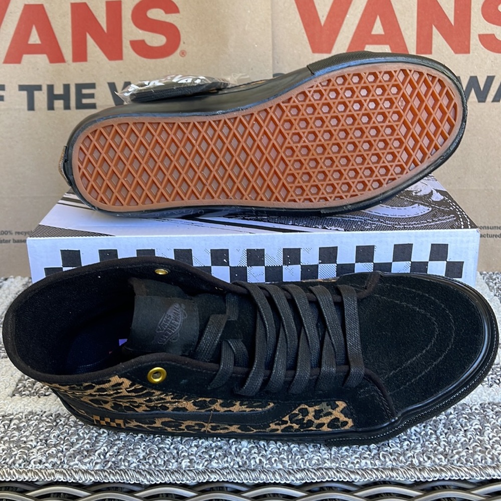 Vans Skate Sk9-Hi Deco Cher Strauberry Cheetah MENS - Picture 4 of 16